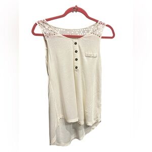 Ivory Tank Top Blouse
